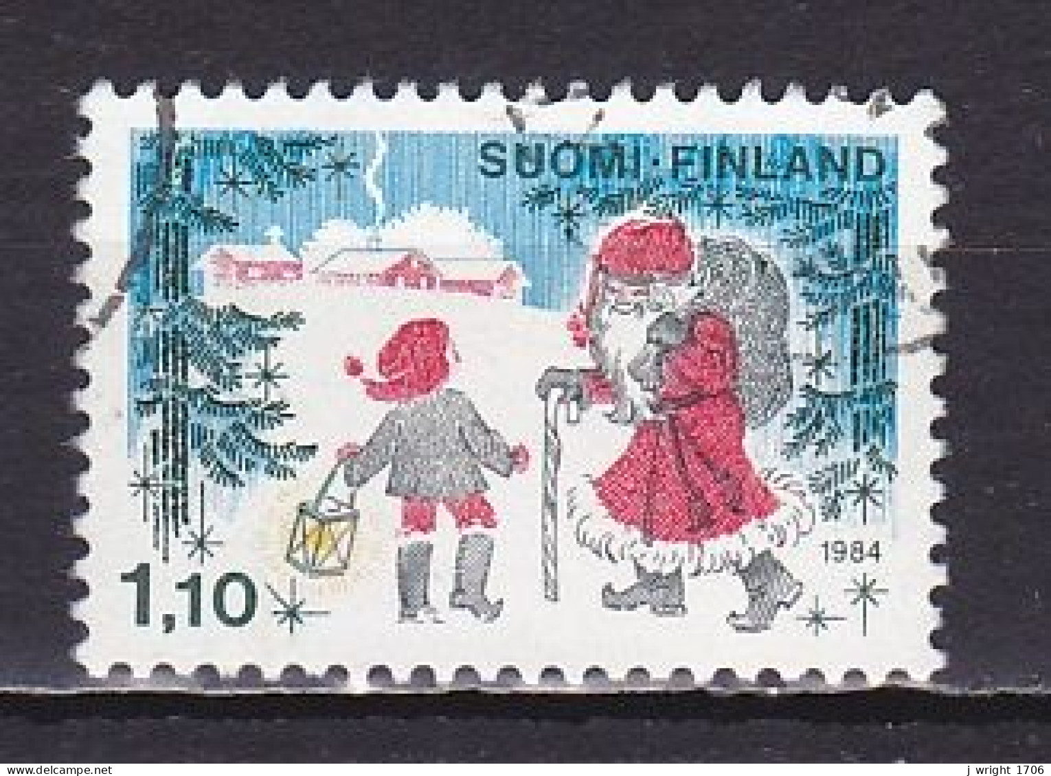 Finland, 1984, Christmas, 1.10mk, USED - Used Stamps