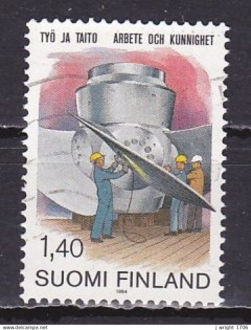 Finland, 1984, Work & Skill, 1.40mk, USED - Used Stamps