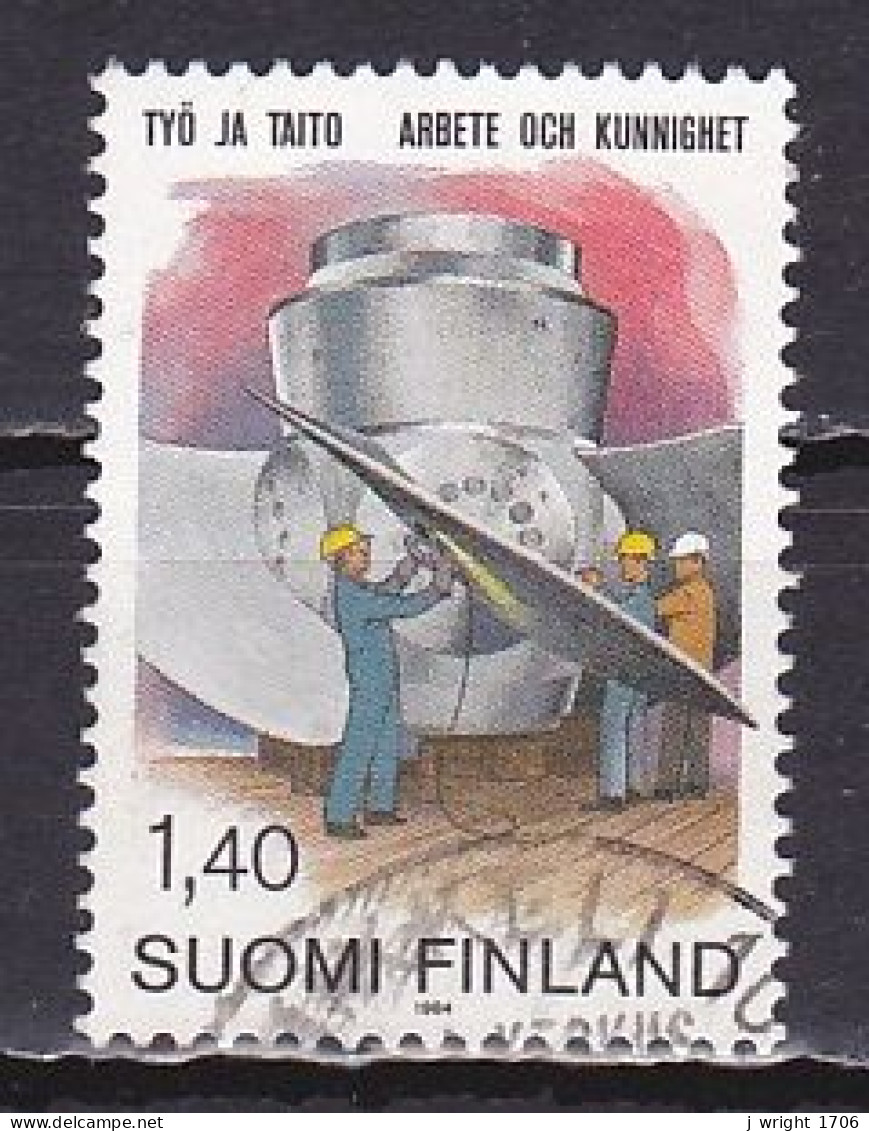 Finland, 1984, Work & Skill, 1.40mk, USED - Oblitérés