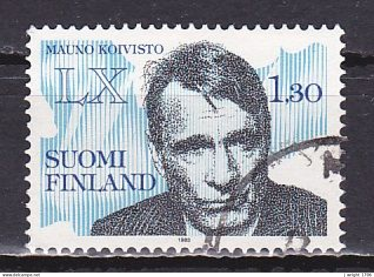 Finland, 1983, Mauno Koivisto, 1.30mk, USED - Used Stamps