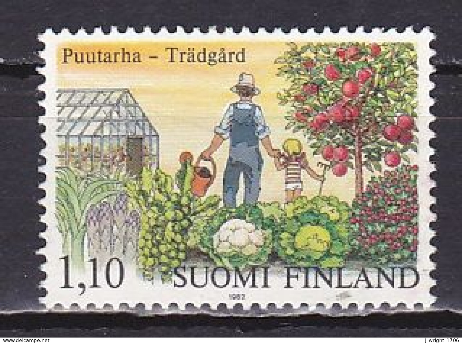 Finland, 1982, Gardening, 1.10mk, USED - Gebruikt