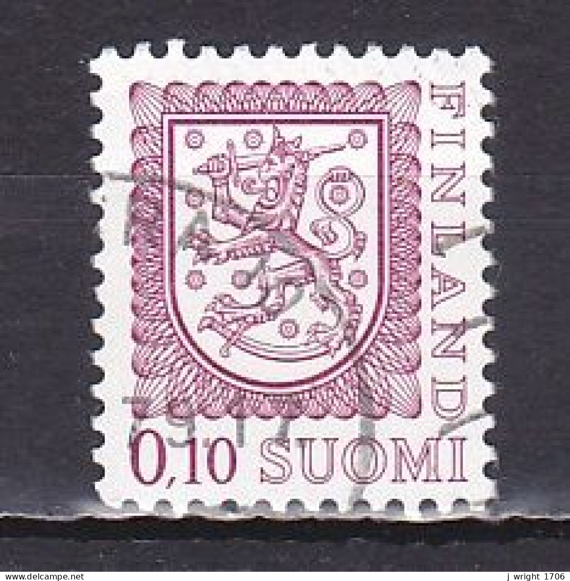 Finland, 1978, Coat Of Arms, 0.10mk/Phosphor, USED - Oblitérés