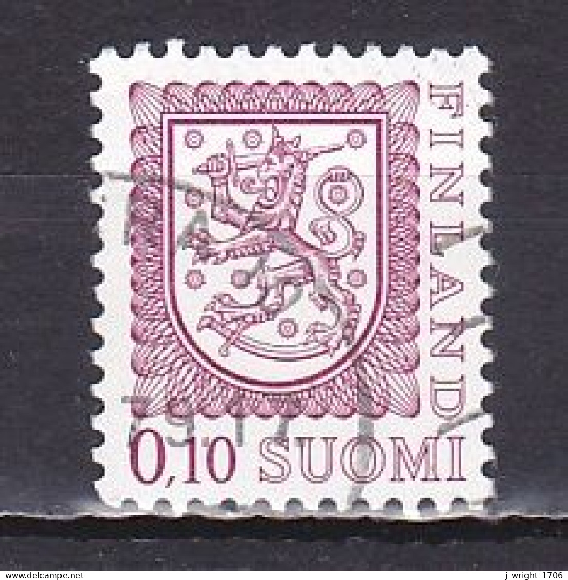 Finland, 1978, Coat Of Arms, 0.10mk/Phosphor, USED - Usados