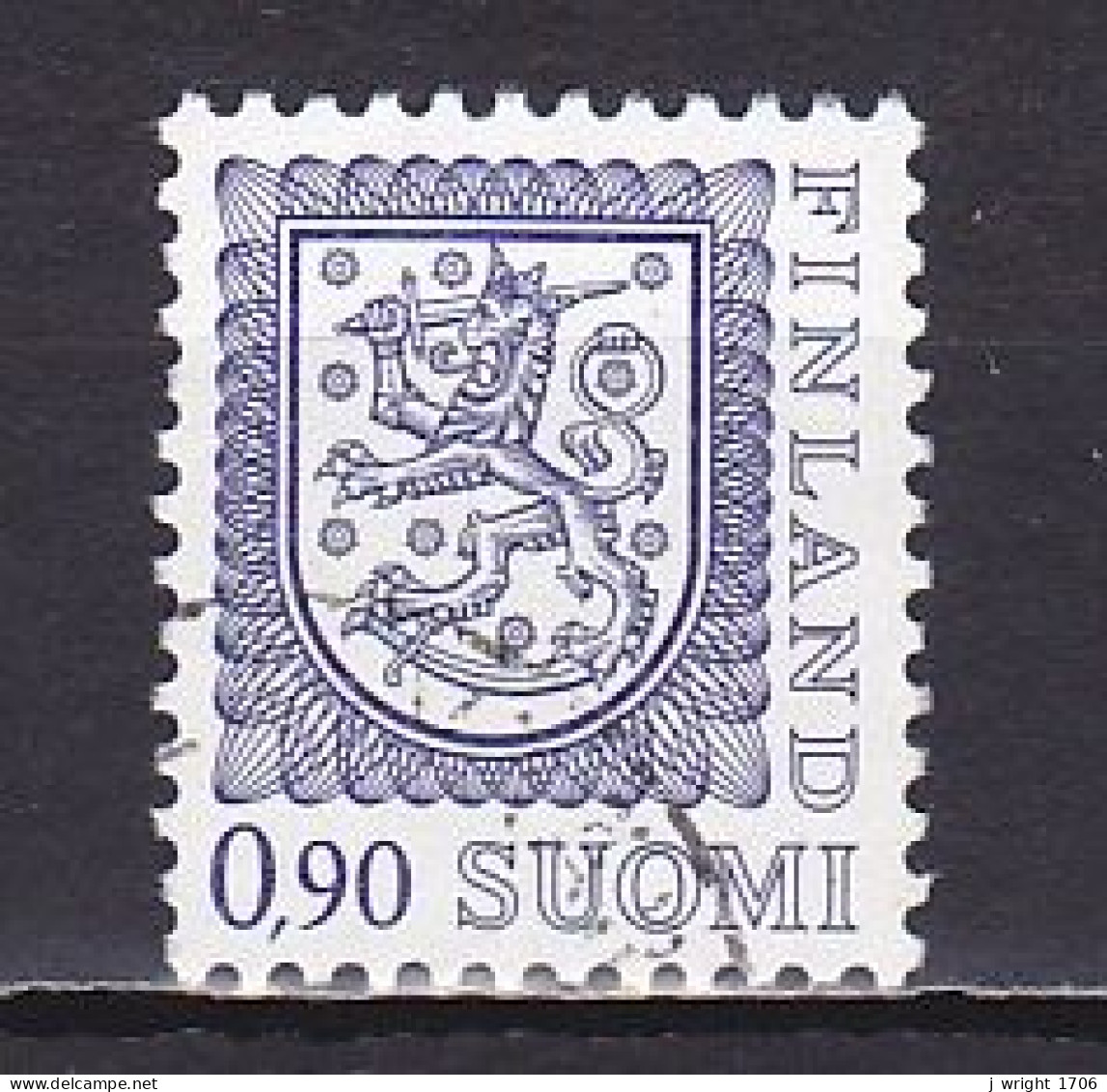 Finland, 1977, Coat Of Arms, 0.90mk, USED - Oblitérés