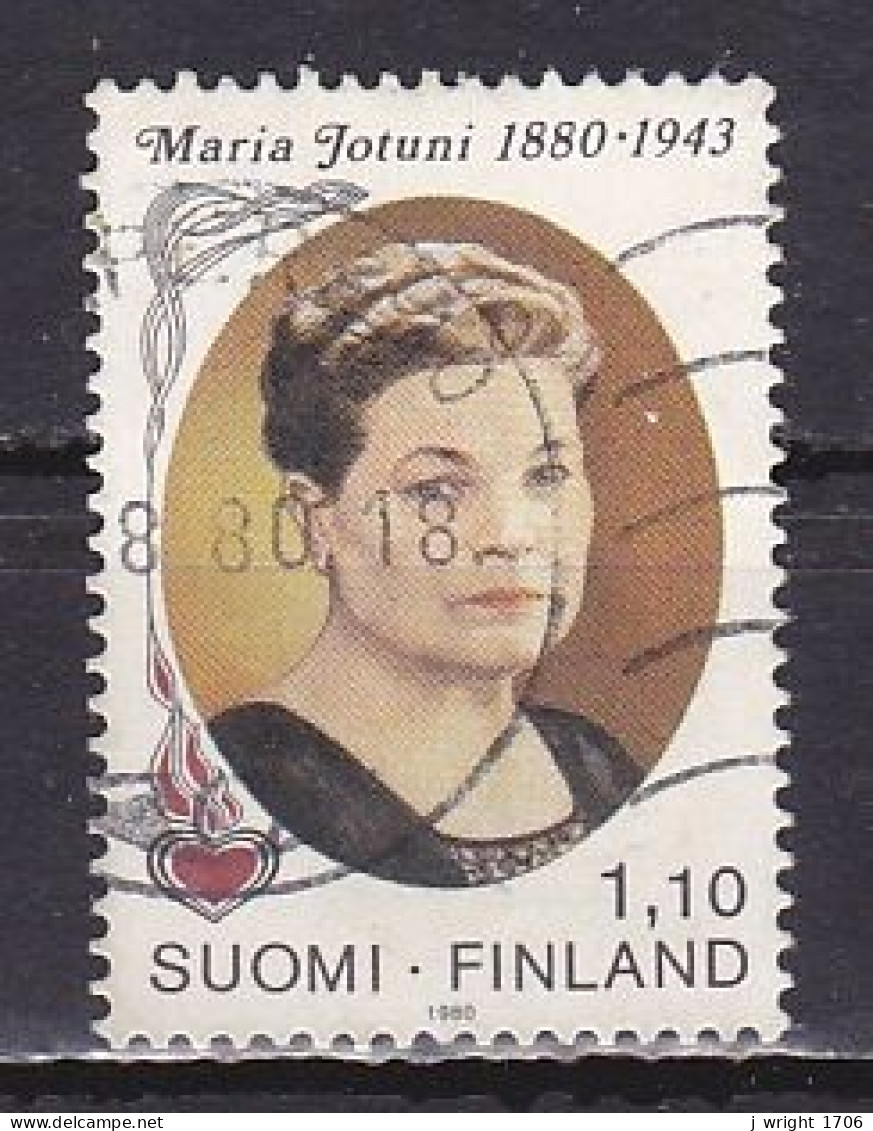 Finland, 1980, Maria Jotuni, 1.10mk, USED - Oblitérés