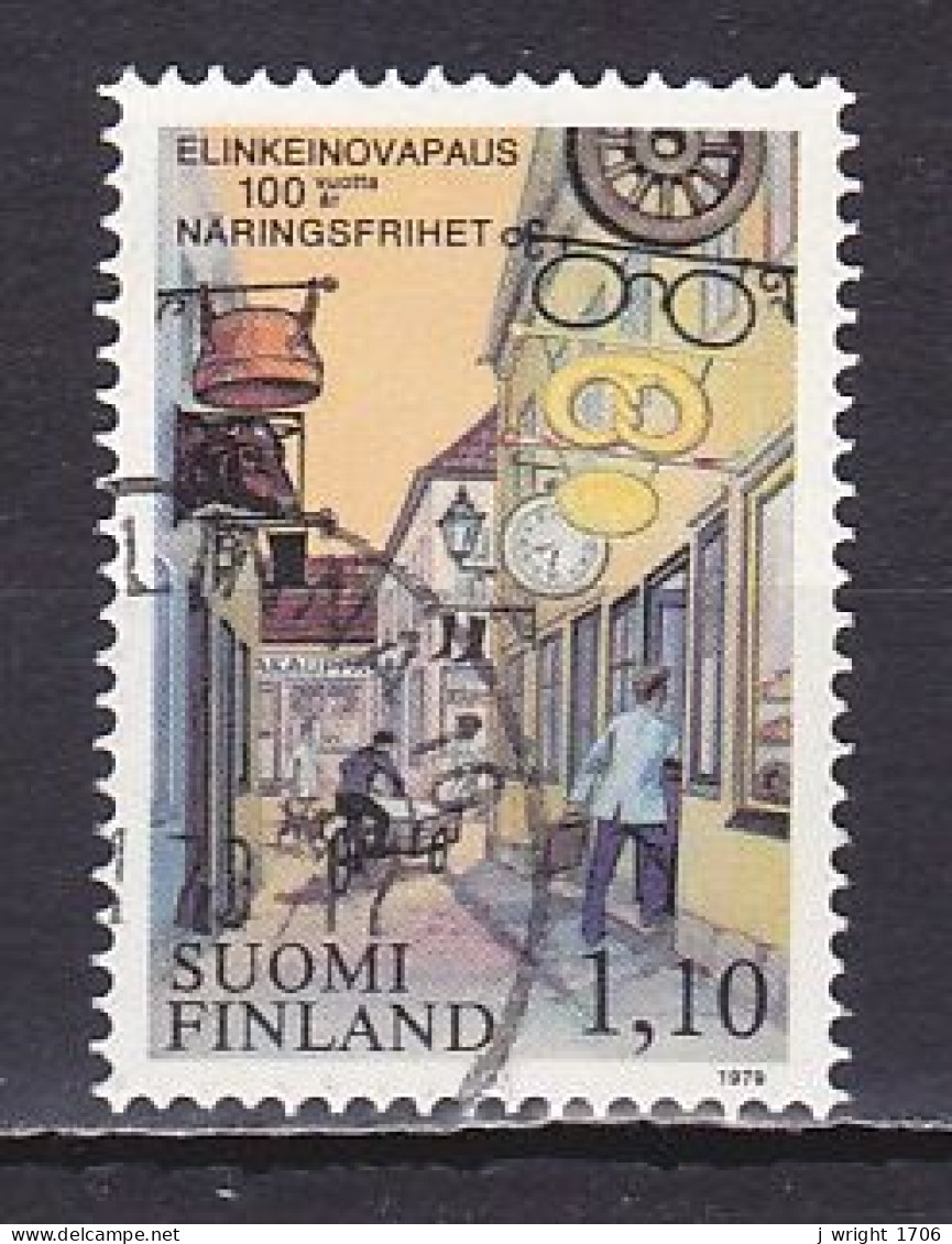 Finland, 1979, Business & Industry Regulation Centenary, 1.10mk, USED - Gebruikt