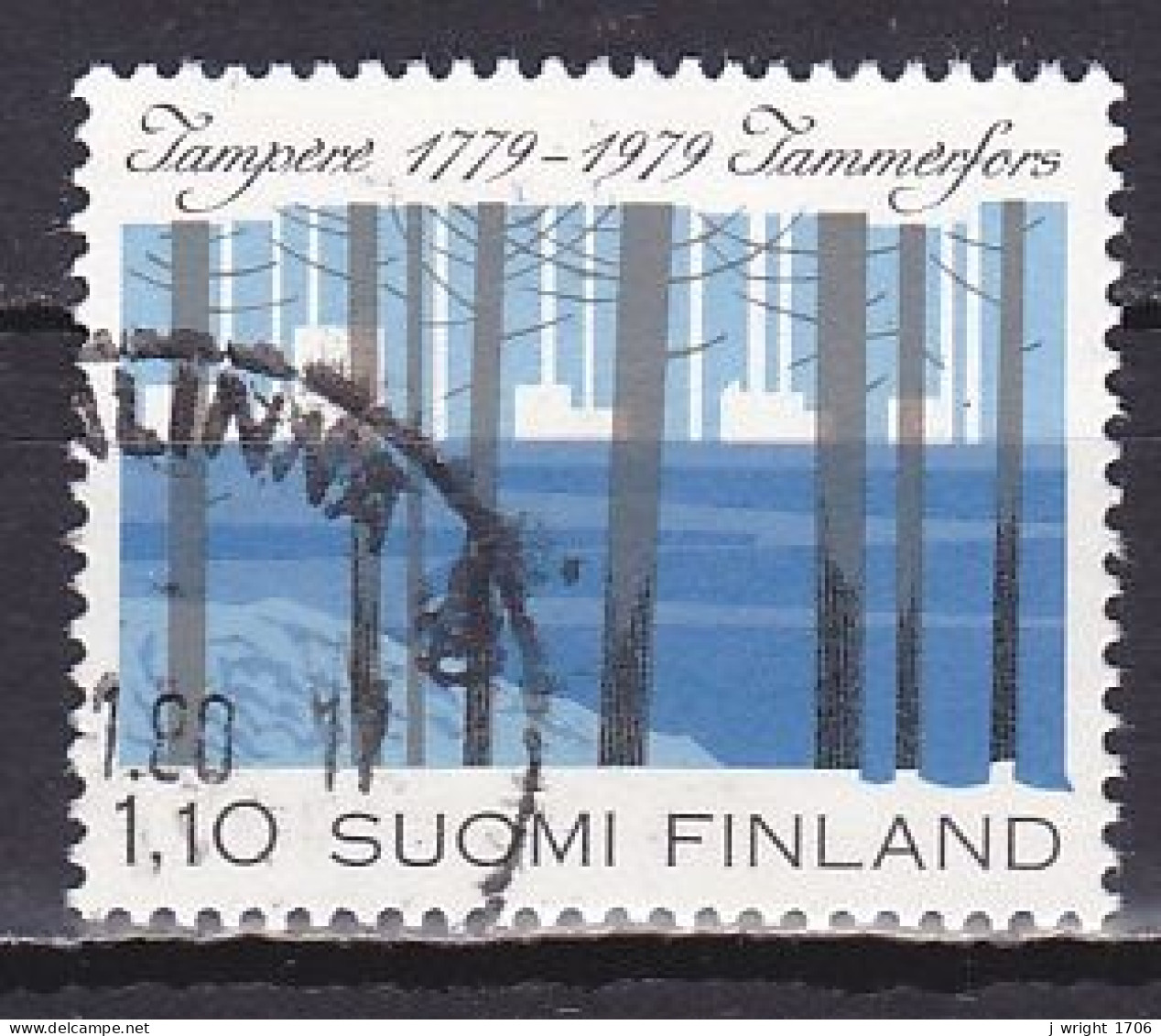Finland, 1979, Tampere/Tammerfors 200th Anniv, 1.10mk, USED - Oblitérés