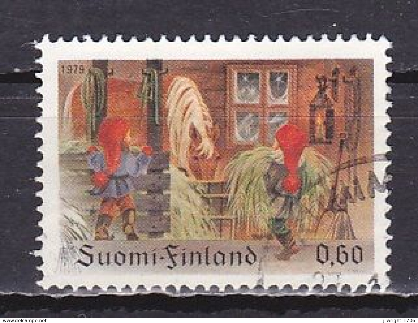 Finland, 1979, Christmas, 0.60mk, USED - Gebraucht