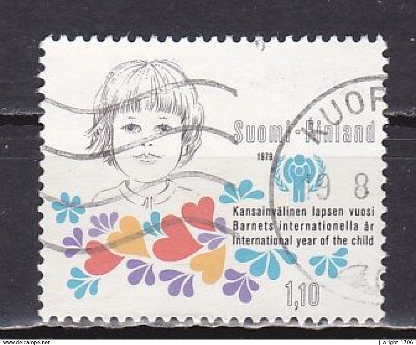 Finland, 1979, International Year Of The Child, 1.10mk, USED - Usati