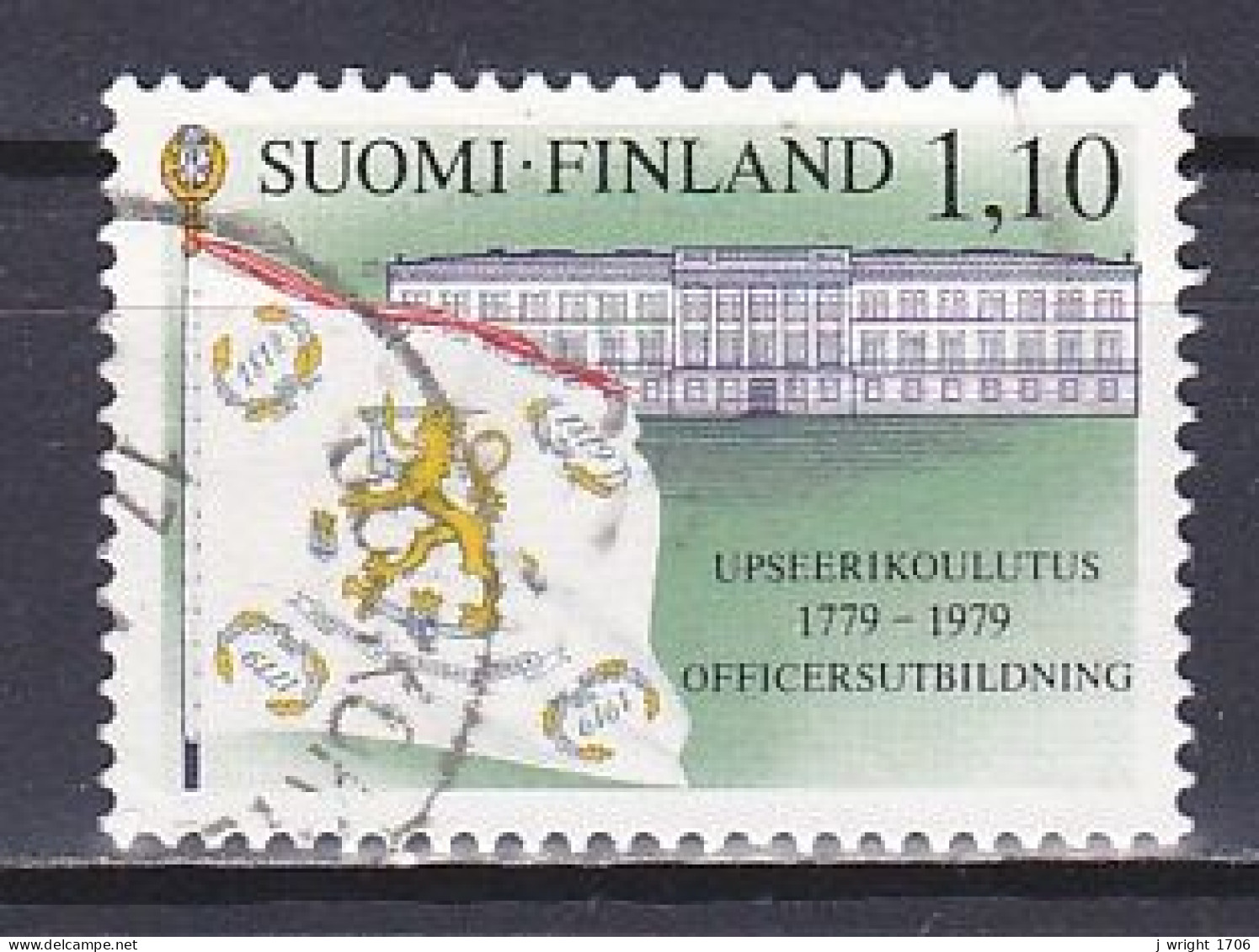 Finland, 1979, Officer Training 200th Anniv, 1.10mk, USED - Used Stamps