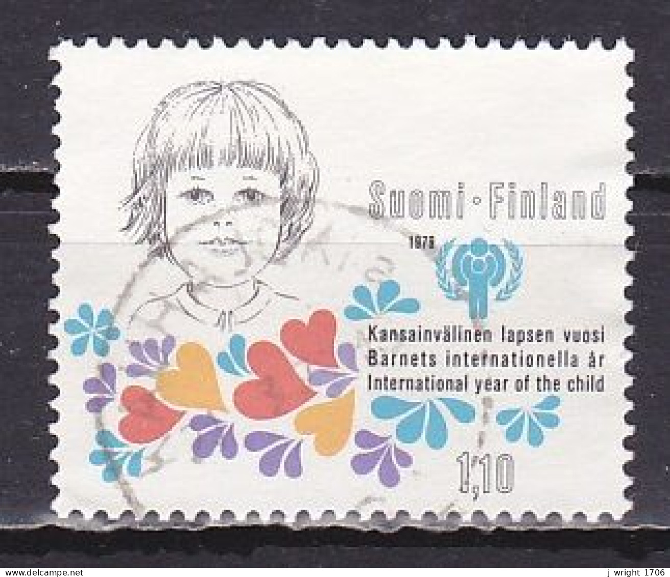 Finland, 1979, International Year Of The Child, 1.10mk, USED - Gebruikt