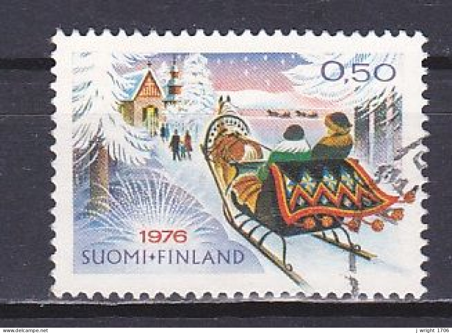 Finland, 1976, Christmas, 0.50mk, USED - Usati
