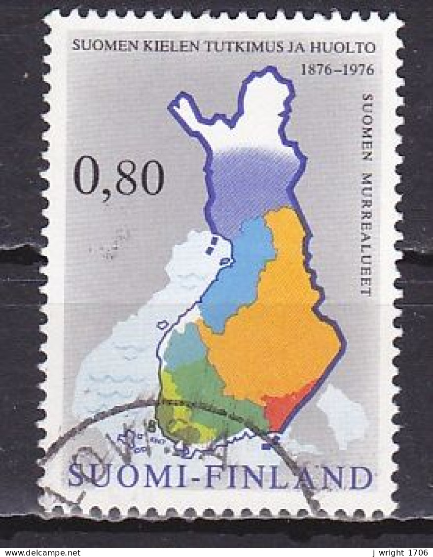 Finland, 1976, Finnish Language Society Centenary, 0.80mk, USED - Used Stamps