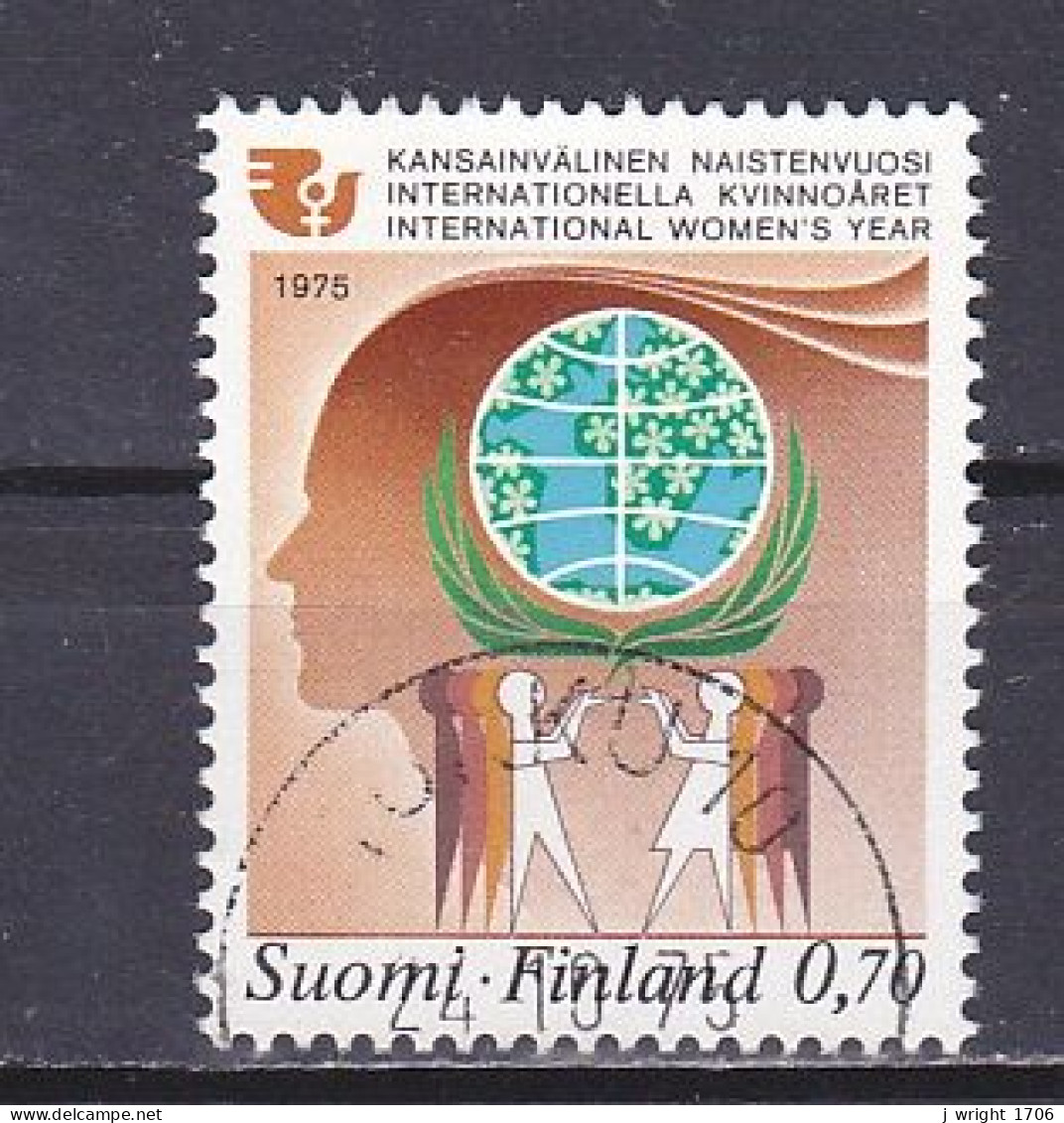 Finland, 1975, International Womens Year, 0.70mk, USED - Gebraucht