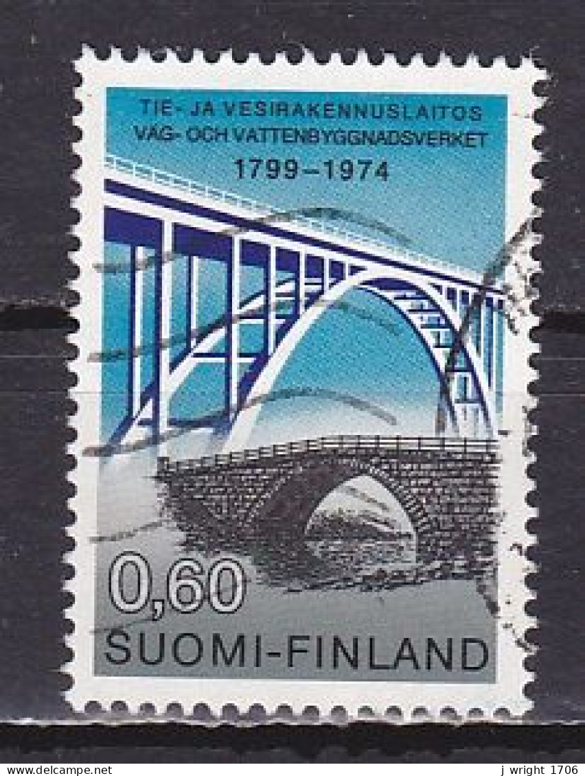 Finland, 1974, Board Of Roads & Waterways 175th Anniv, 0.60mk, USED - Usados