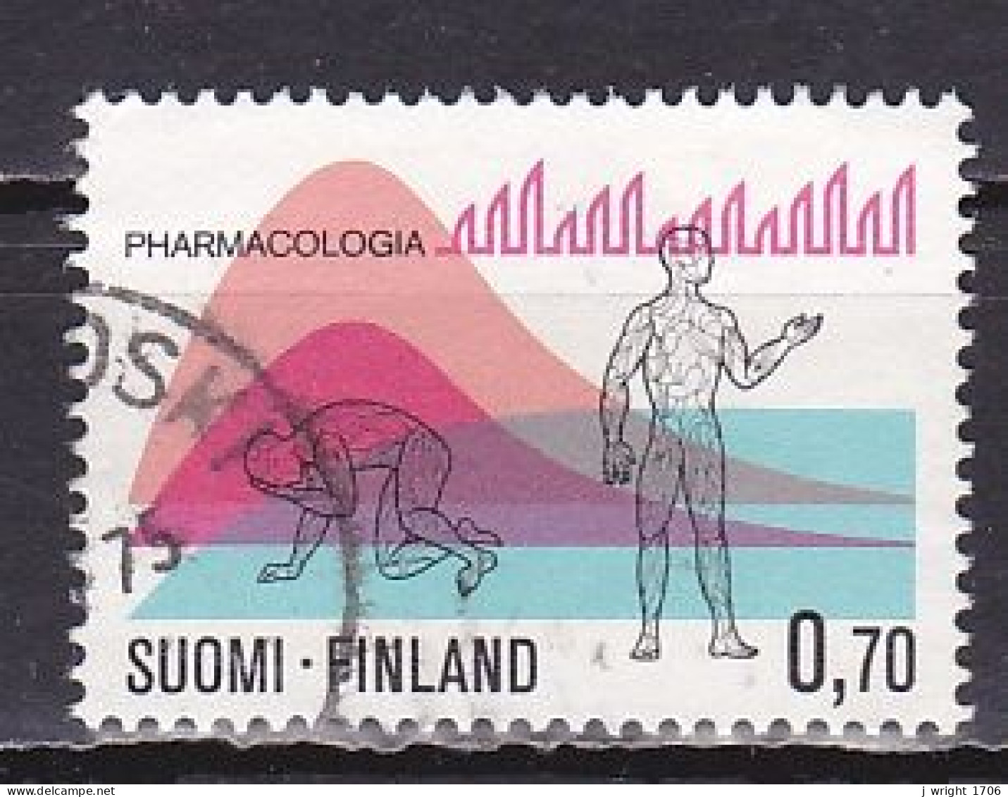 Finland, 1975, International Pharmacological Cong, 0.90mk, USED - Gebruikt