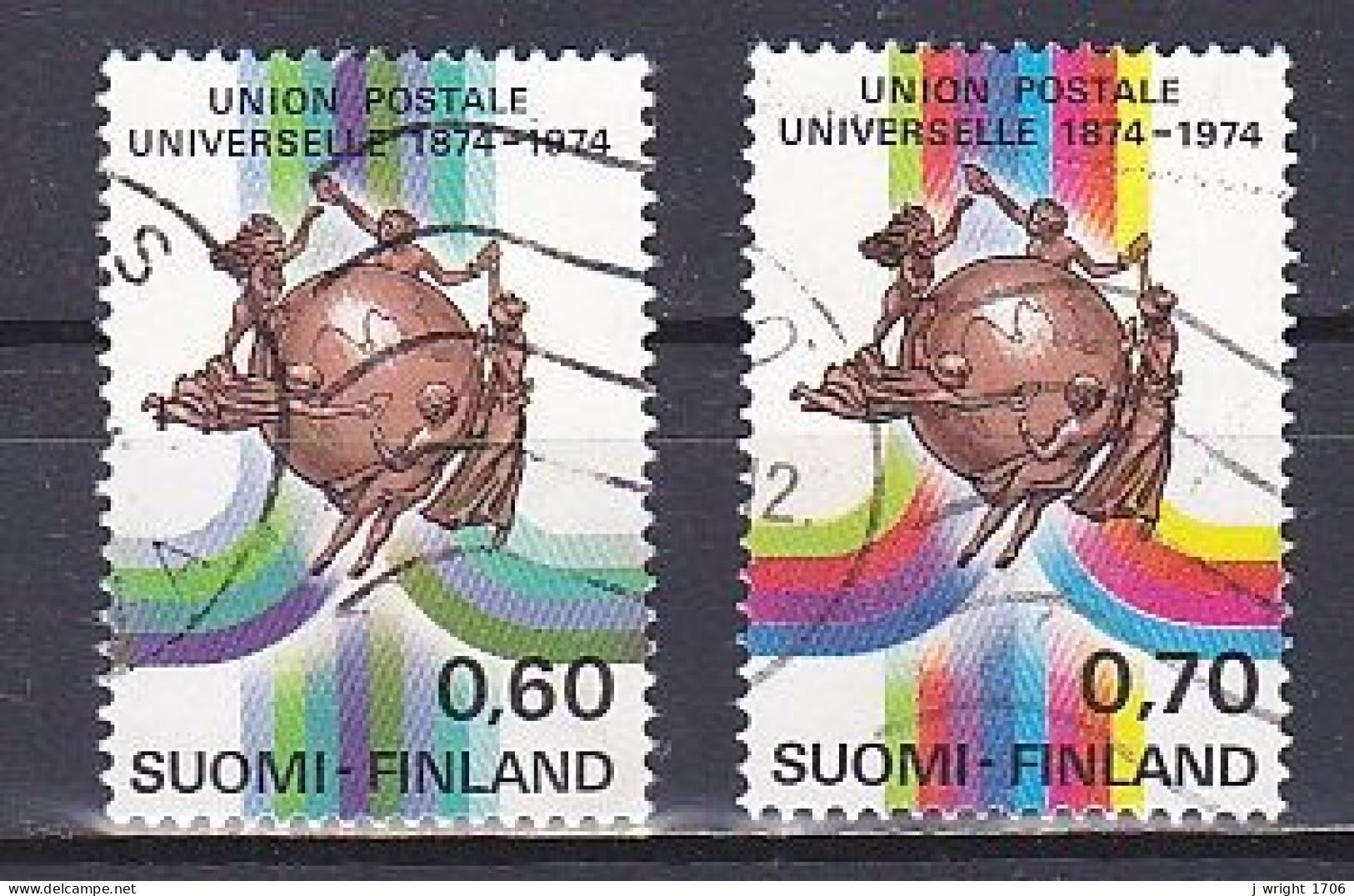 Finland, 1974, UPU Centenary, Set, USED - Usados