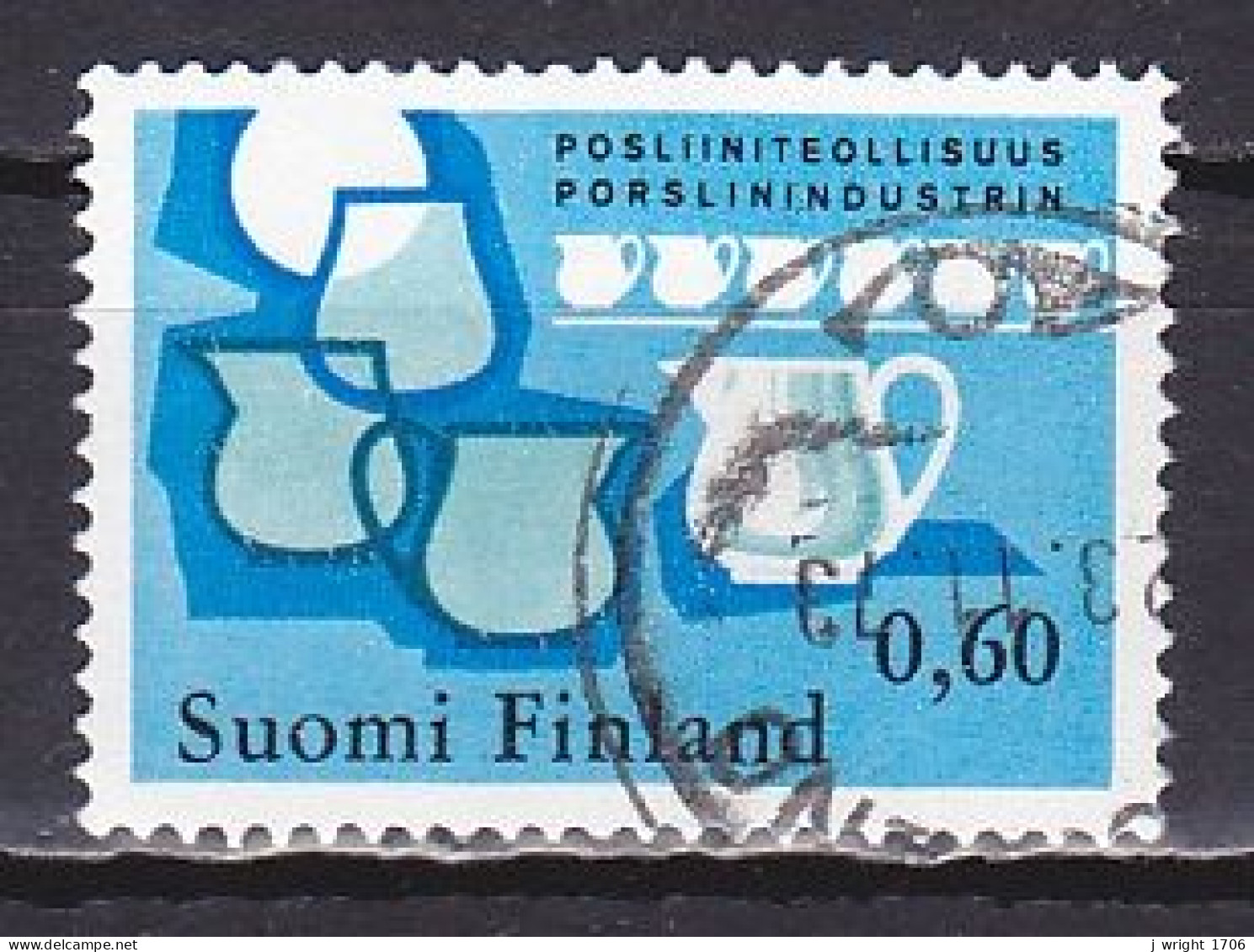 Finland, 1973, Porcelain Industry, 0.60mk, USED - Usati