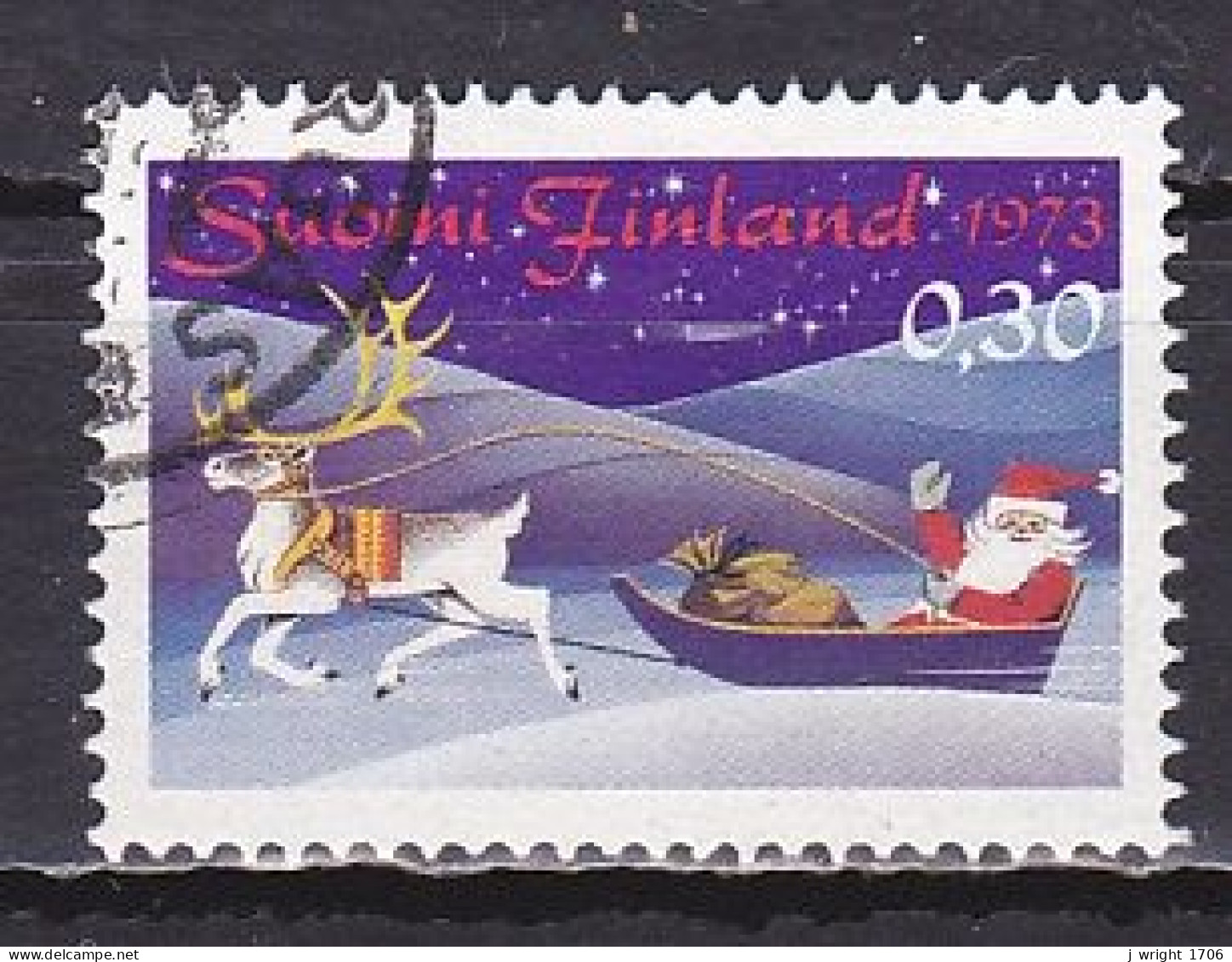 Finland, 1973, Christmas, 0.30mk, USED - Usati