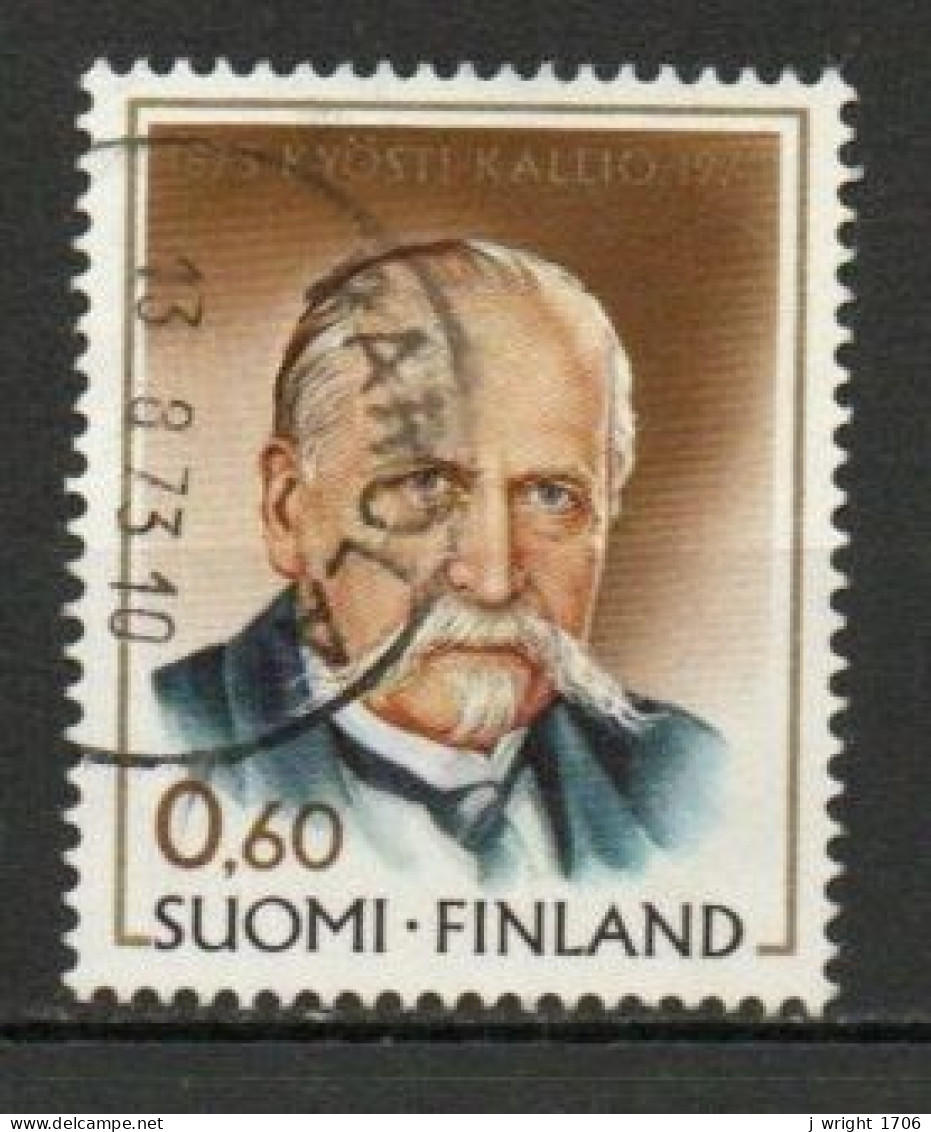 Finland, 1973, Kyösti Kallio, 0.60mk, USED - Oblitérés