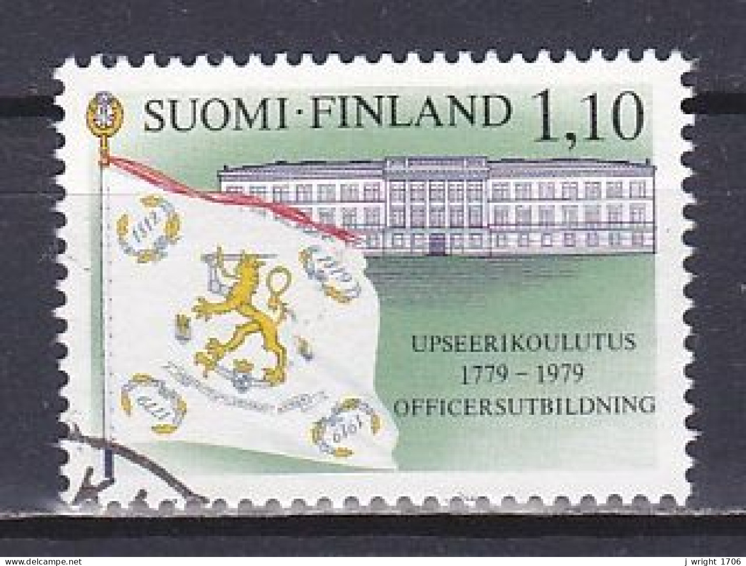 Finland, 1979, Officer Training 200th Anniv, 1.10mk, USED - Usados