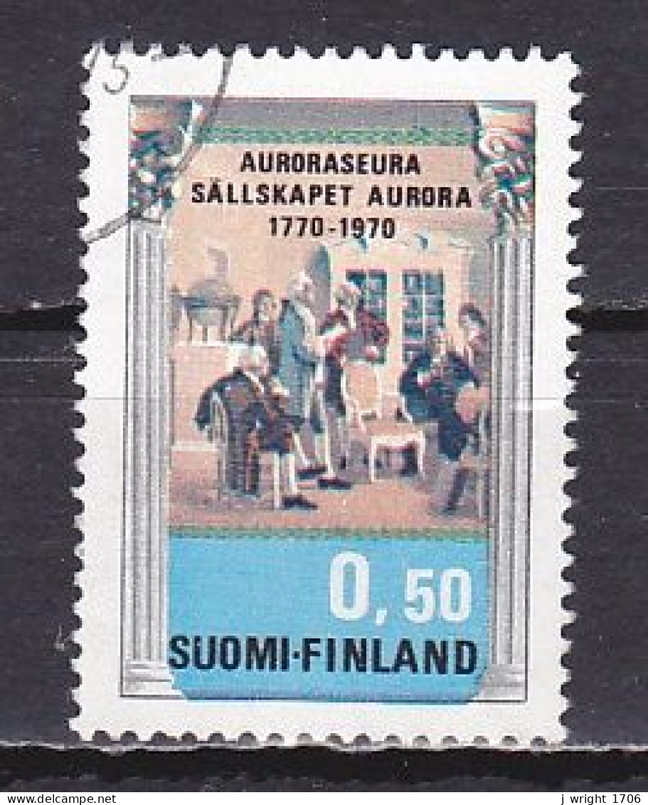 Finland, 1970, Aurora Society Bicentenary, 0.50mk, USED - Usados