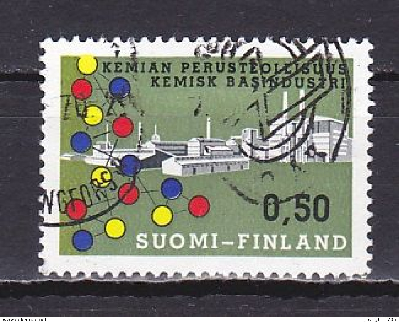 Finland, 1970, Chemical Industry, 0.50mk, USED - Gebruikt