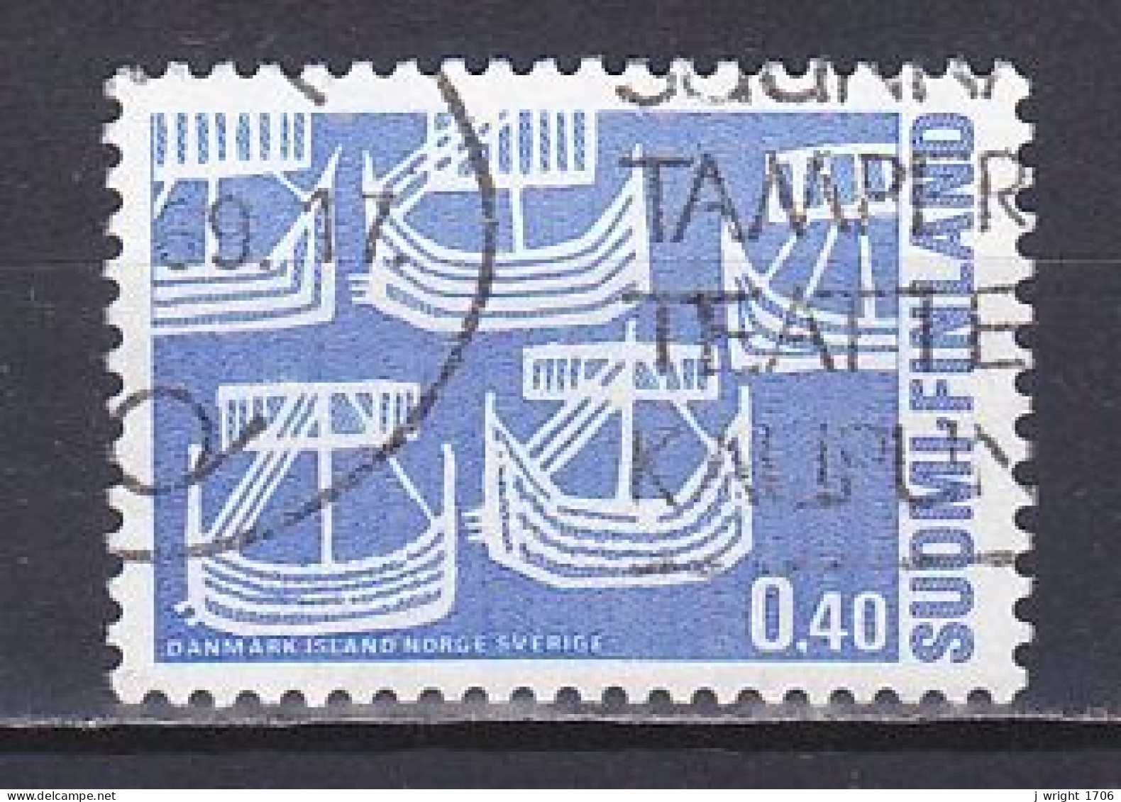 Finland, 1969, Nordic Co-operation Issue, 0.40mk, USED - Gebruikt