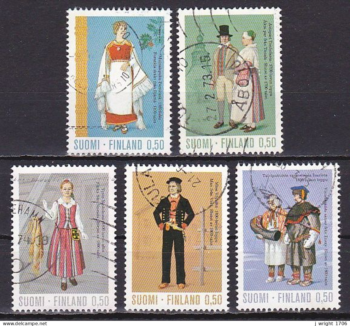 Finland, 1972, Regional Costumes, Set, USED - Used Stamps