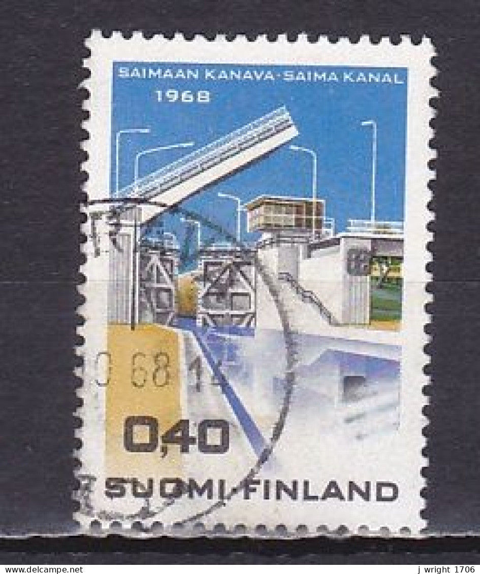 Finland, 1968, Saima Canal, 0.40mk, USED - Oblitérés