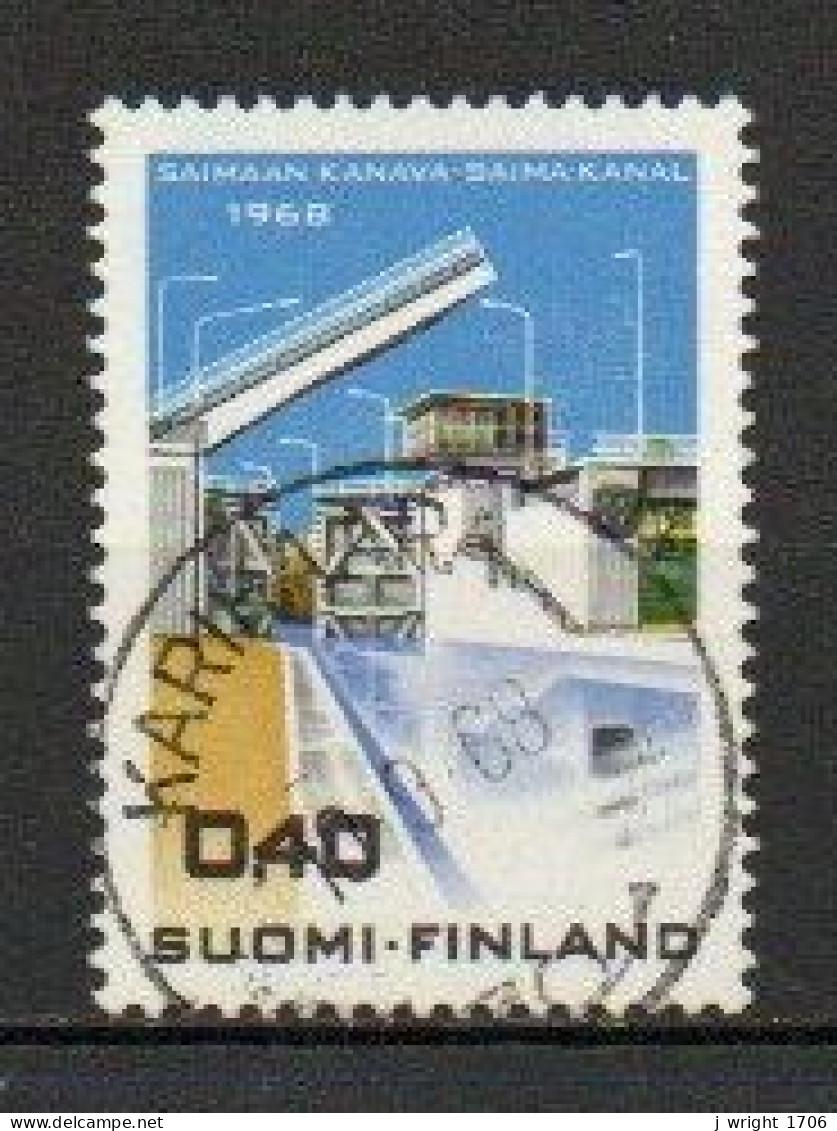 Finland, 1968, Saima Canal, 0.40mk, USED - Gebruikt