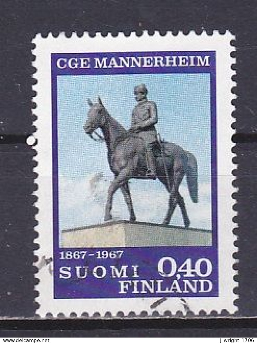 Finland, 1967, Field Marshal Mannerheim, 0.40mk, USED - Usati