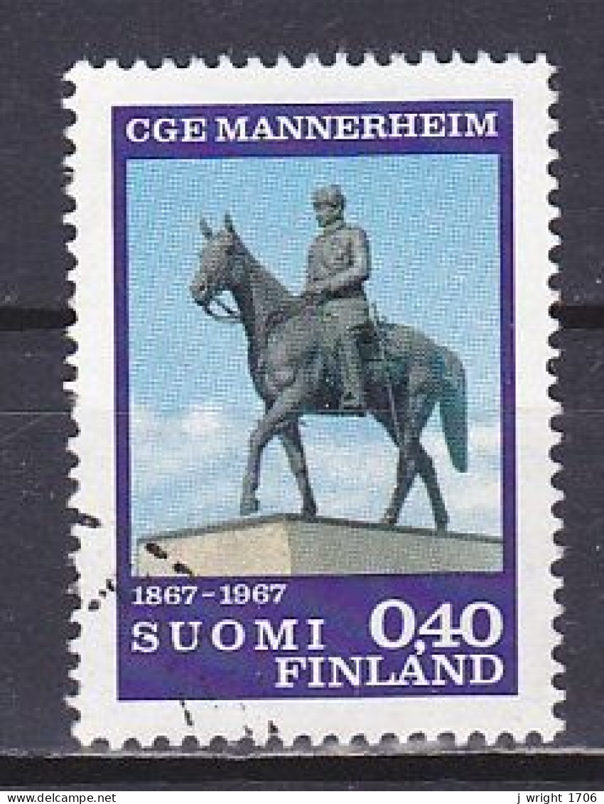 Finland, 1967, Field Marshal Mannerheim, 0.40mk, USED - Gebruikt