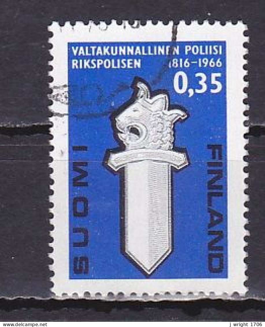 Finland, 1966, Finnish Police 150th Anniv, 0.35mk, USED - Gebruikt