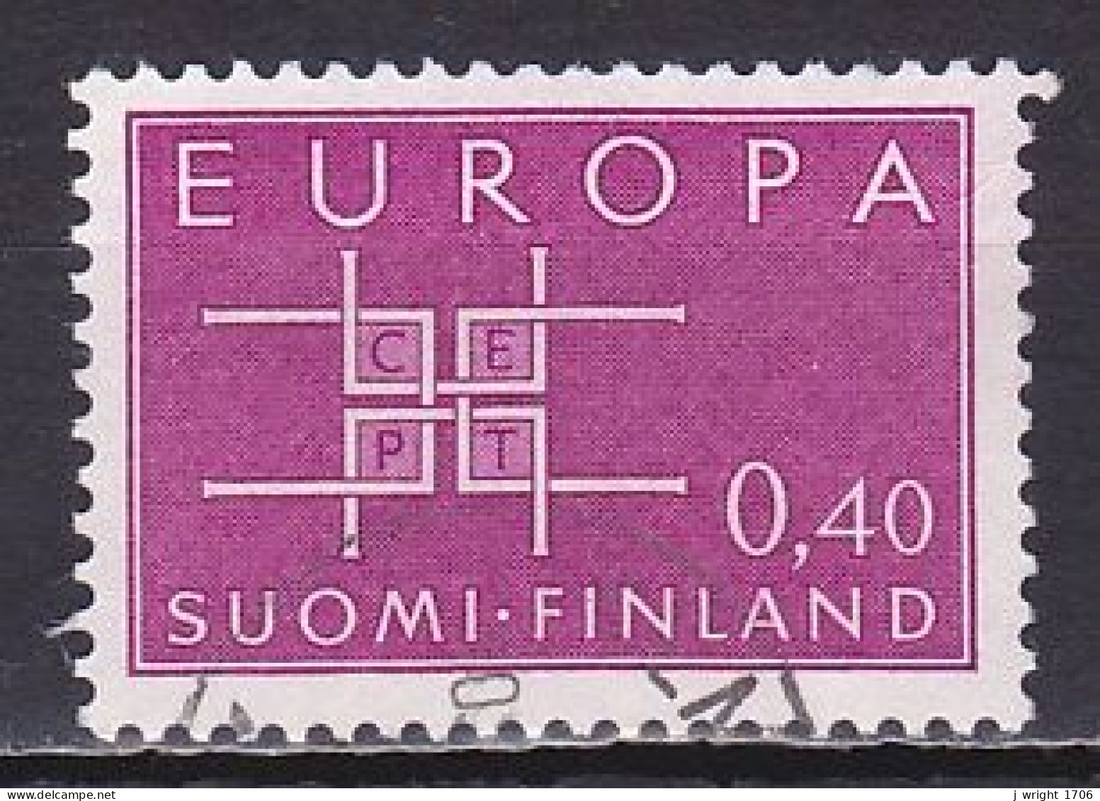 Finland, 1963, Europa CEPT, 0.40mk, USED - Usados