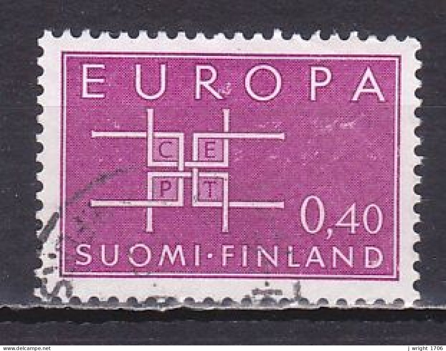 Finland, 1963, Europa CEPT, 0.40mk, USED - Used Stamps