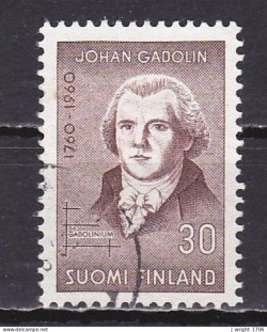 Finland, 1960, Johan Gadolin, 30mk, USED - Used Stamps