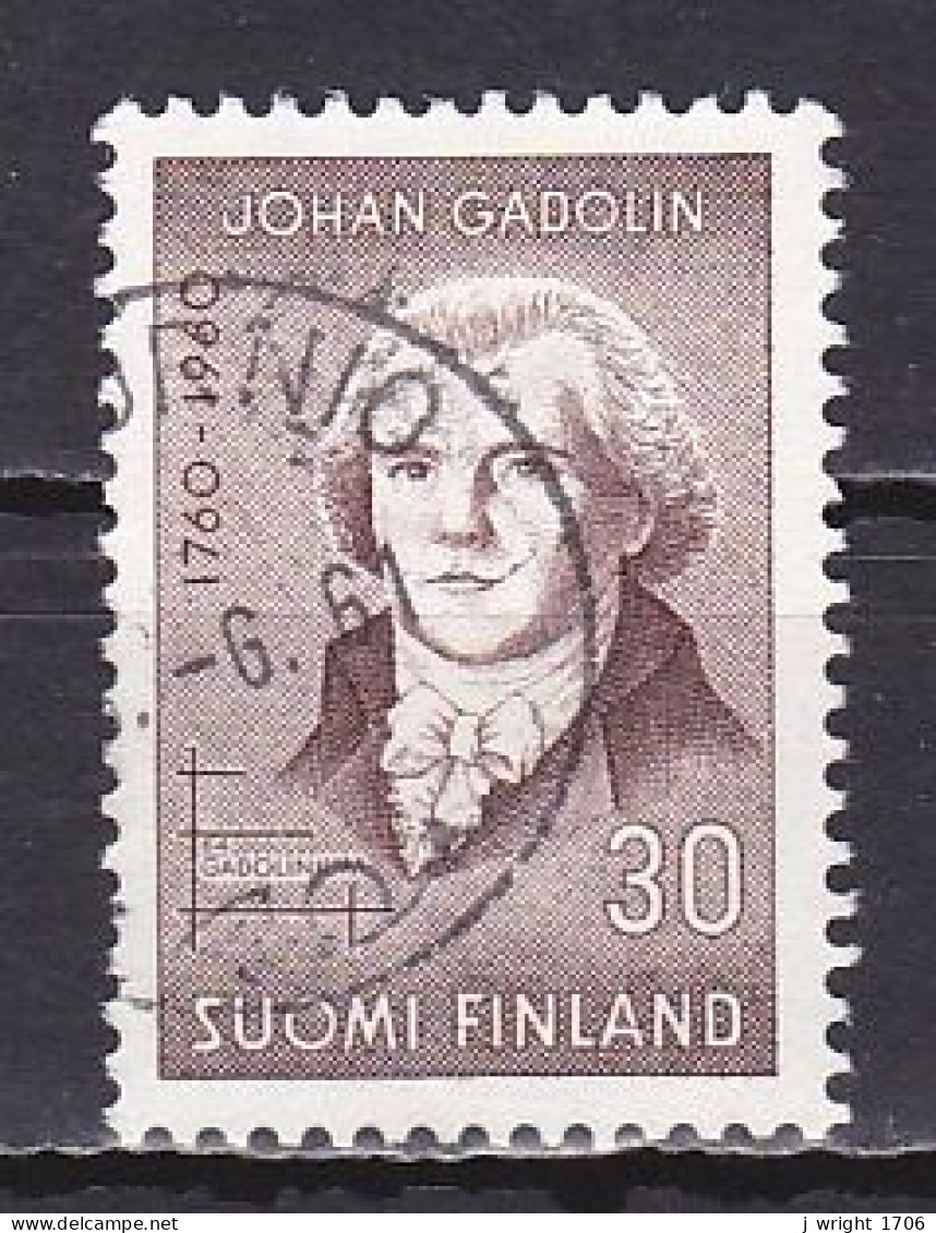 Finland, 1960, Johan Gadolin, 30mk, USED - Used Stamps