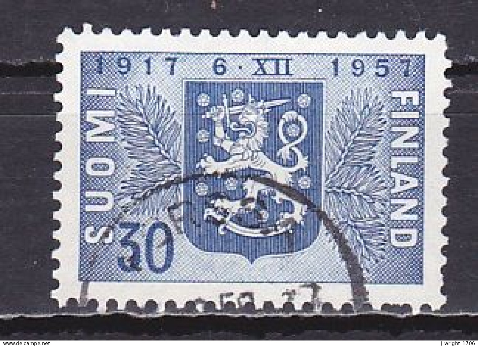 Finland, 1957, Independence Of Finland 40th Anniv, 30mk, USED - Usati