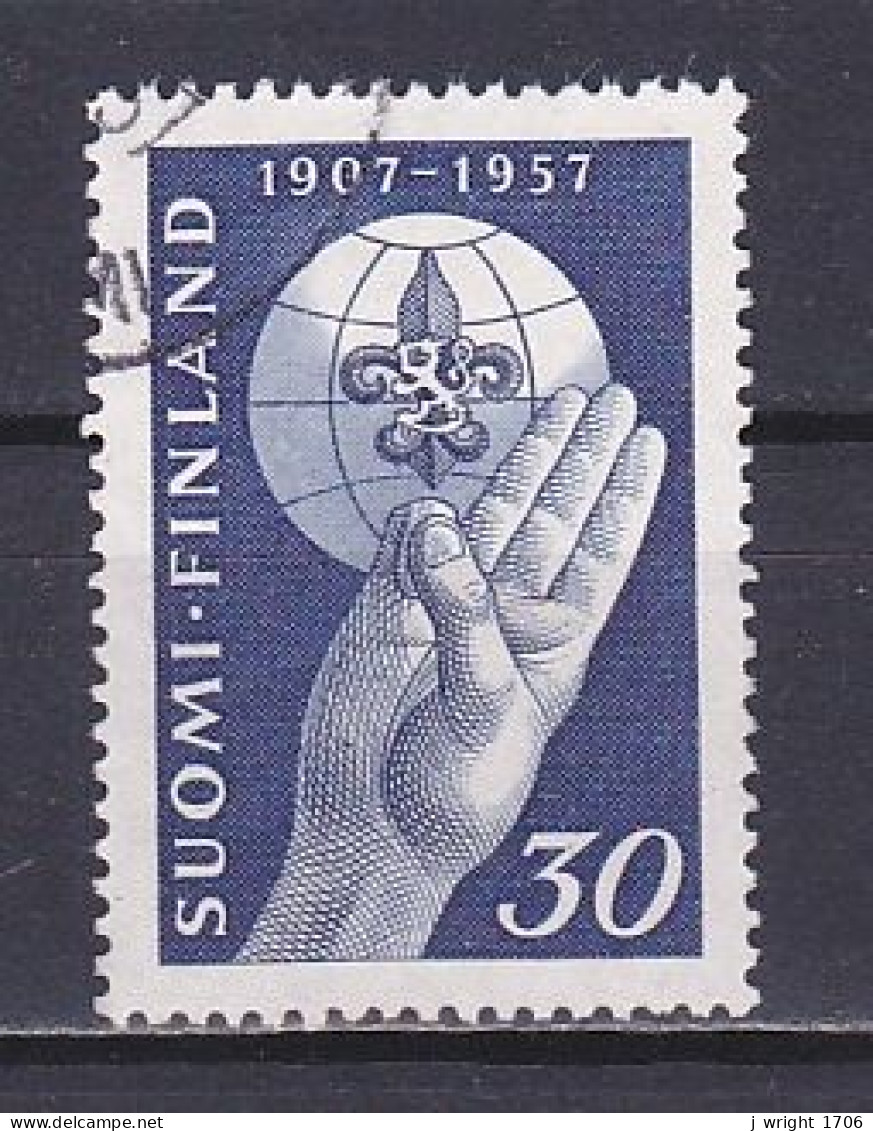 Finland, 1957, Scouting 50th Anniv, 30mk, USED - Oblitérés