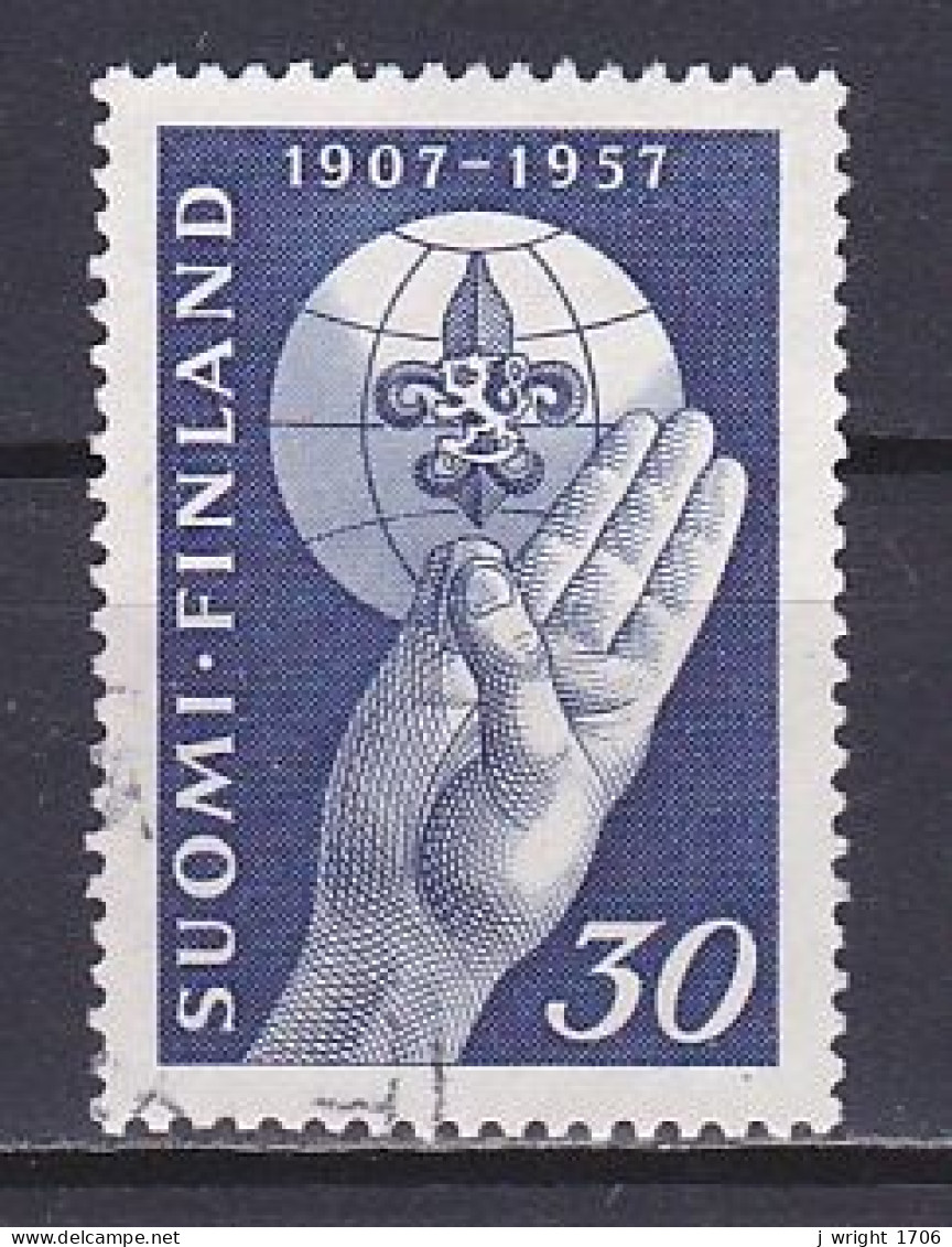 Finland, 1957, Scouting 50th Anniv, 30mk, USED - Used Stamps