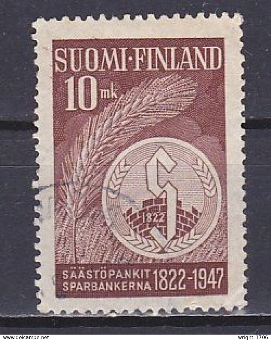 Finland, 1947, Savings Bank 125th Anniv, 10mk, USED - Used Stamps