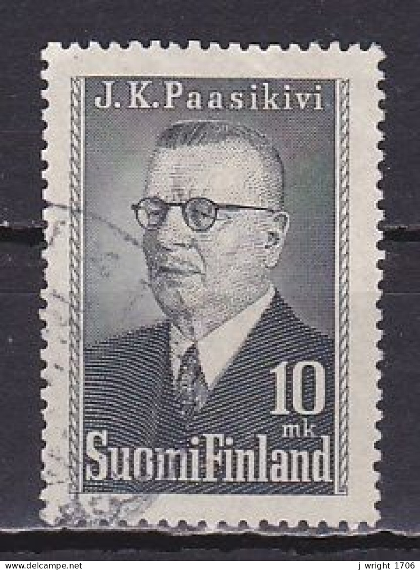 Finland, 1947, Pres. Juho H Paasikivi, 10mk, USED - Used Stamps