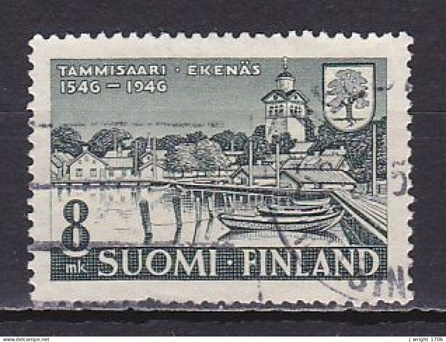 Finland, 1946, Tammisaari 400th Anniv, 8mk, USED - Gebruikt