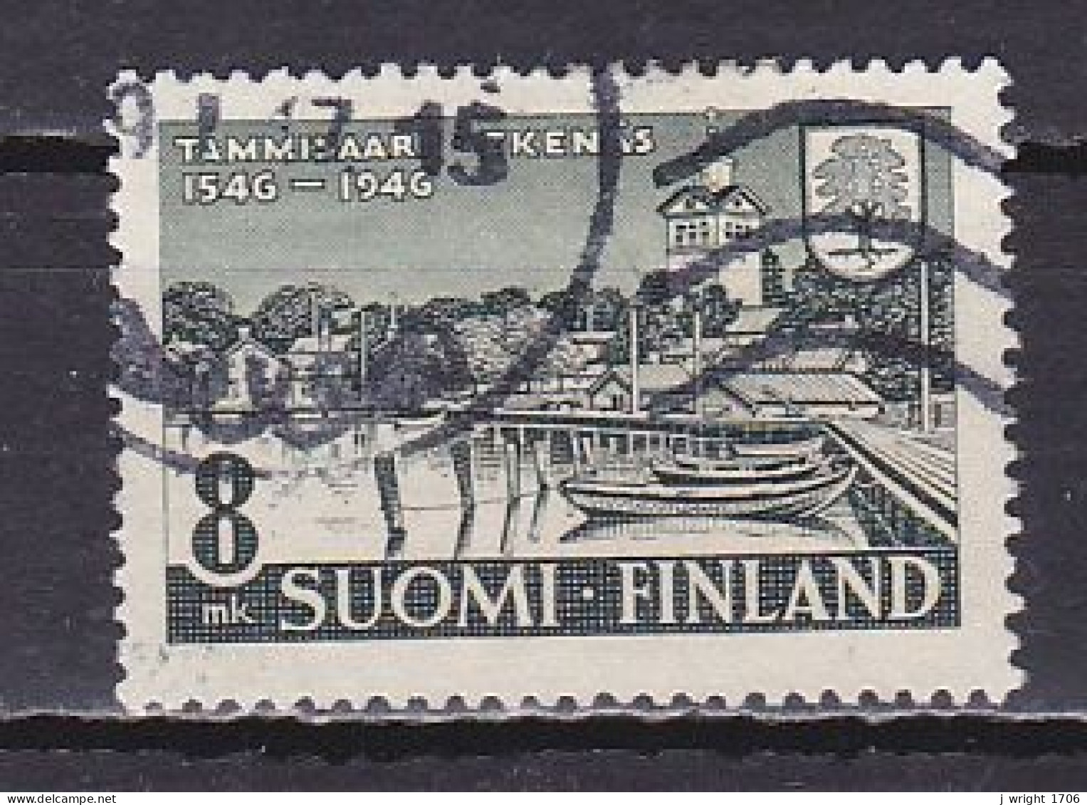 Finland, 1946, Tammisaari 400th Anniv, 8mk, USED - Gebruikt