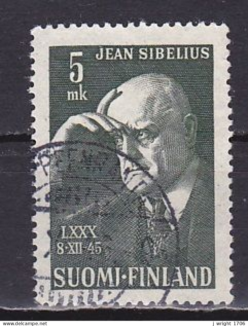 Finland, 1945, Jean Sibelius 80th Birthday, 5mk, USED - Usados