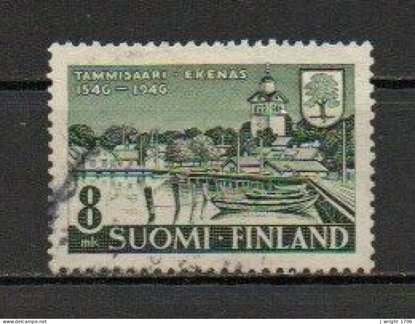 Finland, 1946, Tammisaari 400th Anniv, 8mk, USED - Gebraucht