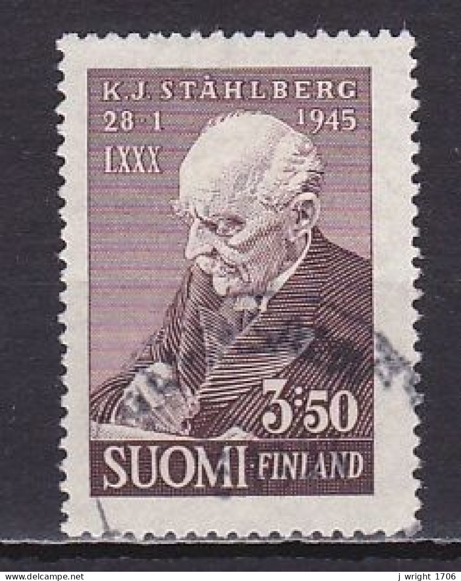 Finland, 1945, Pres. Stahlberg 80th Birthday, 3½mk, USED - Usados