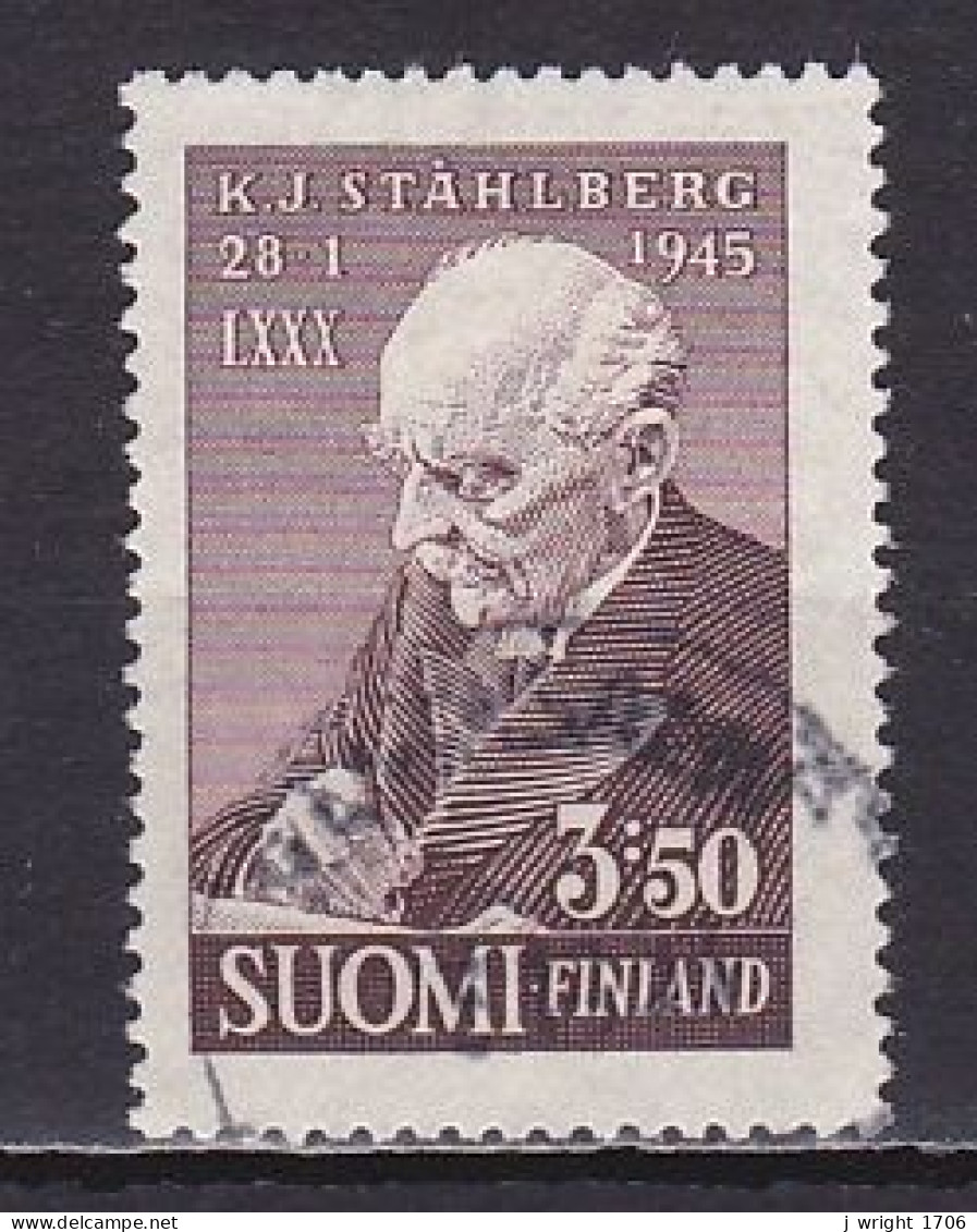 Finland, 1945, Pres. Stahlberg 80th Birthday, 3½mk, USED - Used Stamps