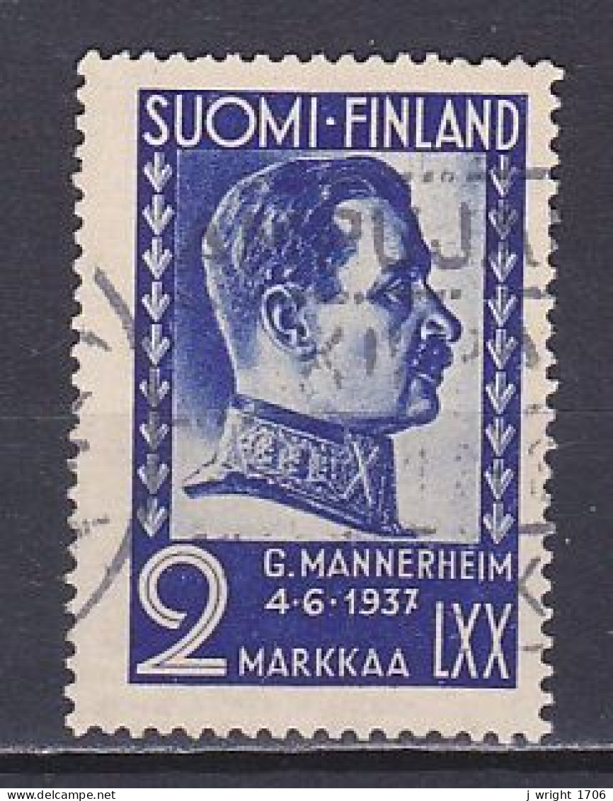 Finland, 1937, Field Marshal Mannerheim 70th Birthday, 2mk, USED - Usati